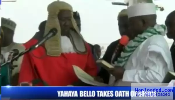 Photo: Yahaya Bello sworn in as Kogi state governor